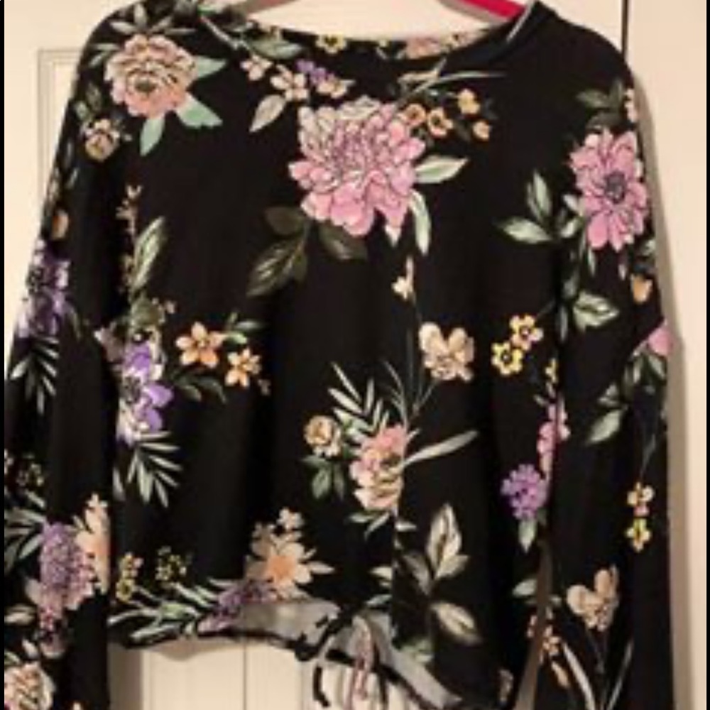 Floral sweater